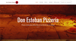 Desktop Screenshot of donestebanpizzeria.com.ar